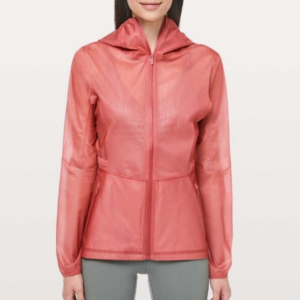 Lululemon On The Horizon Jacket Manteau Brick Rose Size 6 NWT new with tags
